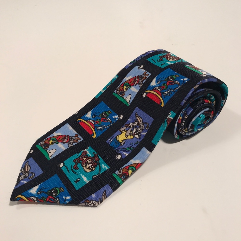 VTG 90’s Looney Tunes golfing Novelty Tie